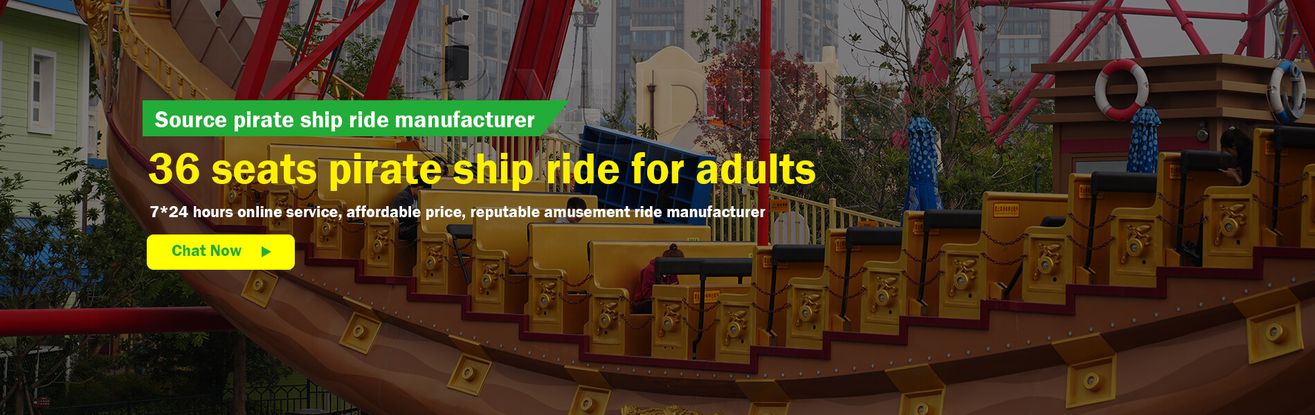 big pirate ship ride