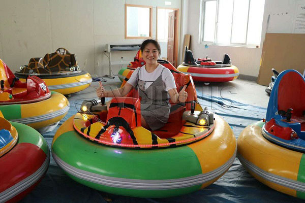 Inflatable bumper car for adults