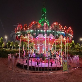 16 seat amusement park carousel for sale -