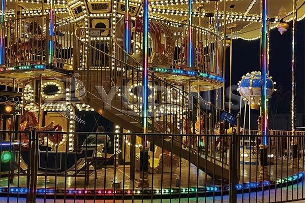 Hot sale double decker carousel for sale in 2024