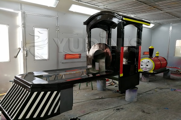 antique train production workshop
