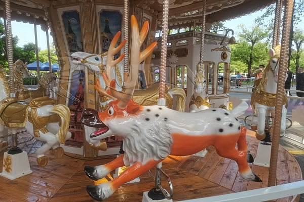 carousel ride for sale with classic horses